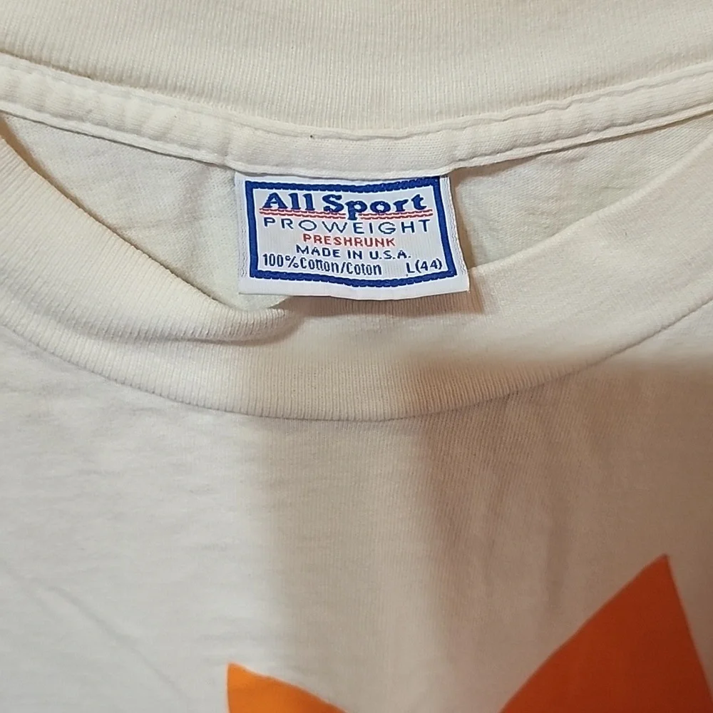 Vintage Phoenix Suns Graphic T-Shirt Size Large AllSport Proweight - Picture 3 of 8